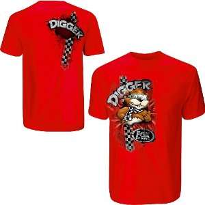  Digger the Gopher 2010 Red Tee, X large 