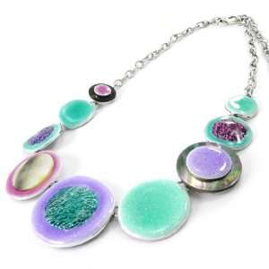  Collier creator Bora Bora turquoise purple. Jewelry