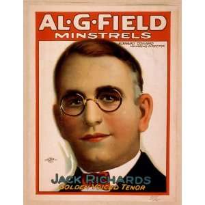  Poster Al. G. Field Minstrels 1897