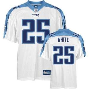  Lendale White Jersey Reebok Authentic White #25 Tennessee 
