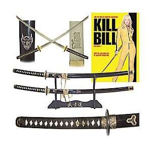  KILL BILL Katanas Two Sword Set with Display Stand Sports 