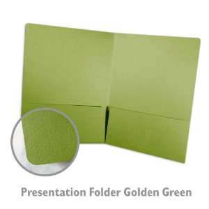   Presentation Folder Golden Green Folders   250/Carton