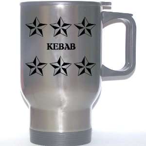  Personal Name Gift   KEBAB Stainless Steel Mug (black 
