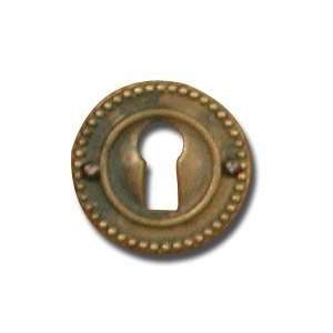  Keyhole Escutcheon Antique Brass