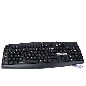  HP 104 Key PS/2 Keyboard (Black) Electronics