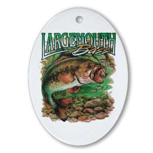  Ornament (Oval) Largemouth Bass 