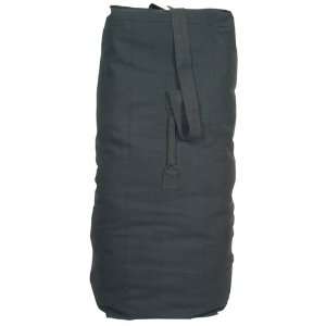 Black Large Top Load Duffle Shoulder Strap Bag   30 x 50, Carry Handle 