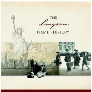  The Langsam Name in History Ancestry Books