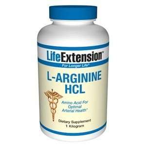  L Arginine HCL   1 kilogram,(Life Extension) Health 