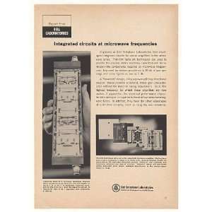   1966 Bell Telephone Labs Microwave Amplifier Print Ad