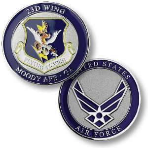 23rd Wing, Moody AFB, Georgia Challenge Coin Everything 