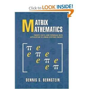  Matrix Mathematics Theory, Facts, and Formulas with 