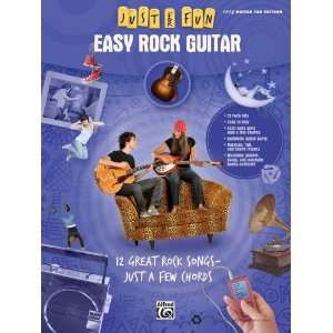  Alfred Just for Fun Easy Rock Guitar (Book) Musical 