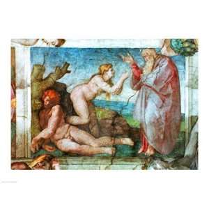  Sistine Chapel ceiling Creation of eve, with four Ignudi 