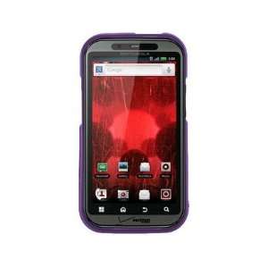  Rubber Coated Solid Protector Case Purple For Motorola 