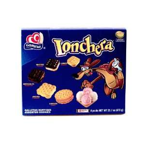 Gamesa, Cookie Lonchera, 23.76 OZ (Pack of 12)