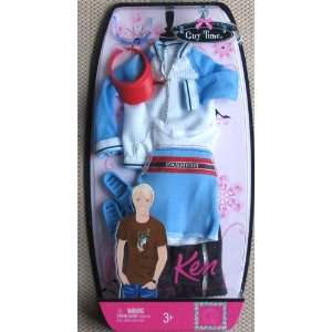  Barbie Fashion 2007 Sporty Outfit  Guy Time  Doll Cloth 