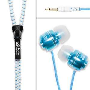  Zipbuds Tangle Resistant Earphones G2 (White/Blue 