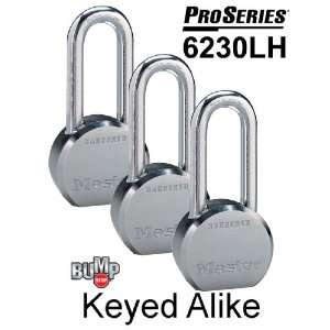  Master Padlock   High Security Locks #6230NKALH 3 BUMP 
