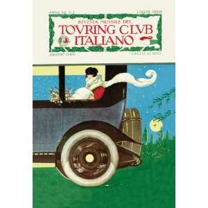 Touring Club Italiano 12X18 Art Paper with Black Frame