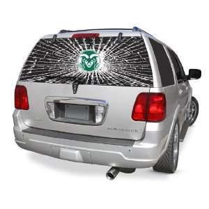   State Rams Shattered Auto Rear Window Decal