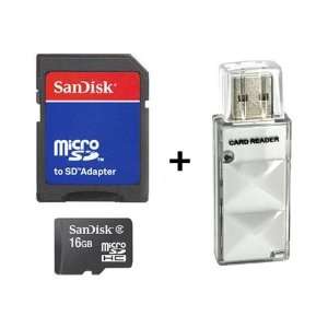 com OEM Sandisk 16GB Micro SD Memory Card w SD Adapter & Memory Card 