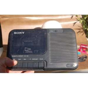  SONY Cassette Recorder TCM 818 Player Portable Power Cord 