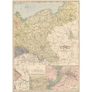  McNally 1894 Antique Map of Germany