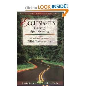  Ecclesiastes Chasing After Meaning (Lifeguide Bible 