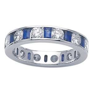  3.05 cttw Karina B(tm) Genuine Sapphire Eternity Band in 