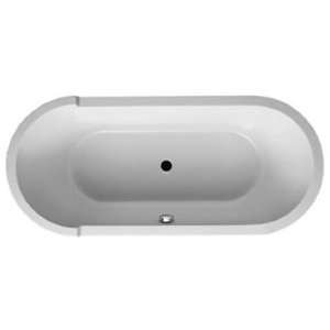  Oval tub Starck 70 7/8 x 31 1/2 white, Combi System with 