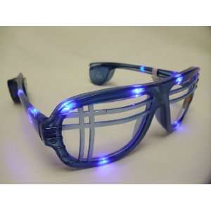  Body Rage LED Flashing Costume Glasses (Blue) Toys 