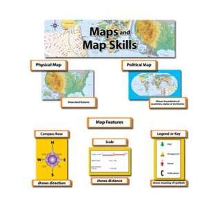   Teaching Press CTP3793 Maps & Map Skills Mini Bb Set Toys & Games