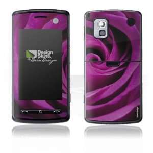  Design Skins for LG KB770   Purple Rose Design Folie Electronics