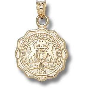 Eastern Michigan University Seal Pendant (Gold Plated)  