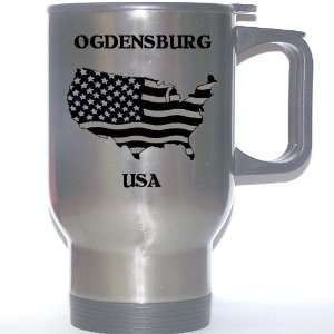  US Flag   Ogdensburg, New York (NY) Stainless Steel Mug 