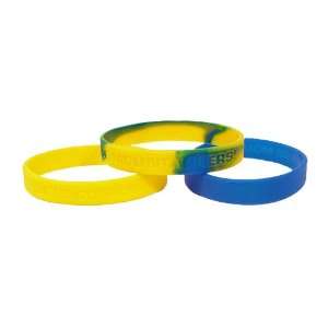  West Virginia Mountaineers 3 Pack Spirit Bands Sports 