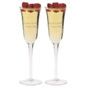 Personalized Champagne Glasses   Tableware & Champagne & Shot Glasses 