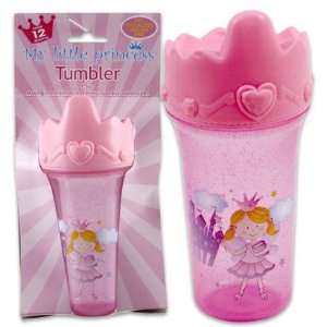 5oz Plastic My Little Princess Pink Tumbler with Crown Lid  