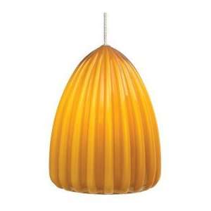   Amber Contemporary / Modern Single Light Down Lighting Dome Pendant