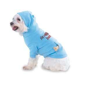   Hunt Hooded (Hoody) T Shirt with pocket for your Dog or Cat LARGE Lt
