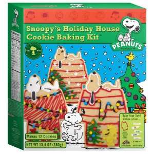 Snoopys Holiday House Cookie Baking Kit Grocery & Gourmet Food