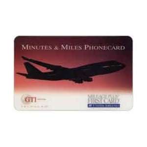  Collectible Phone Card United Airlines Mileage Plus First 