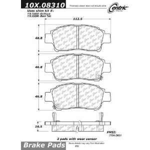  Centric   Posi Quiet Extended Wear Brake Pads with Shims 