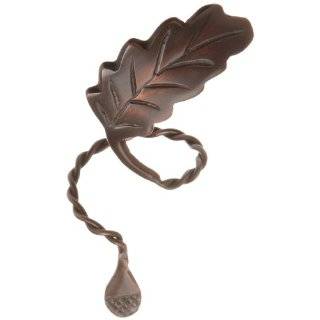  Bronze Acorn and Oak Leaf Napkin Rings