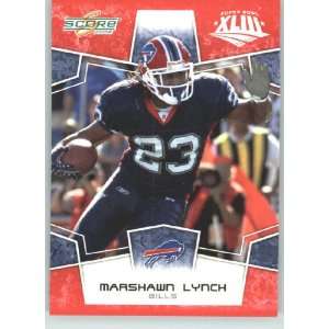   Marshawn Lynch   Buffalo Bills   NFL Trading Card in a Prorective