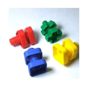  Plastic Nuts & Bolts Foot Toy