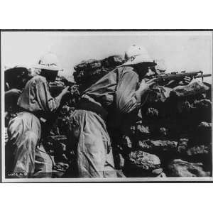  Italian campaign,Ethiopia,1936,infantrymen,trench,rifle 