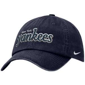  Nike New York Yankees Navy Blue Dug Out Adjustable Hat 
