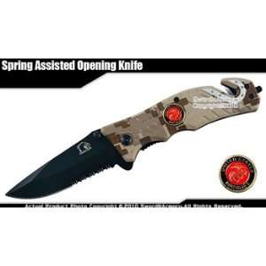   Assisted Rescue Tactical Knife USMC US Marine